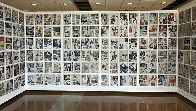 Arline Conradt & the Cat Scrapbook Mock-up Installation