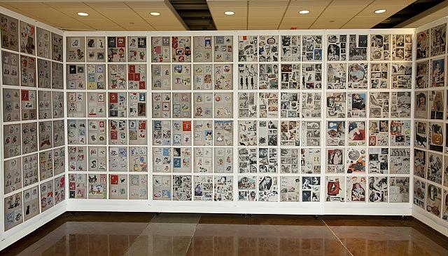Arline Conradt & the Cat Scrapbook Mock-up Installation Arline Conradt & the Cat Scrapbook Mock-up Installation