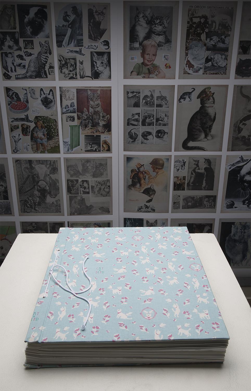 Contemporary Response to Arline's Cat Scrapbook