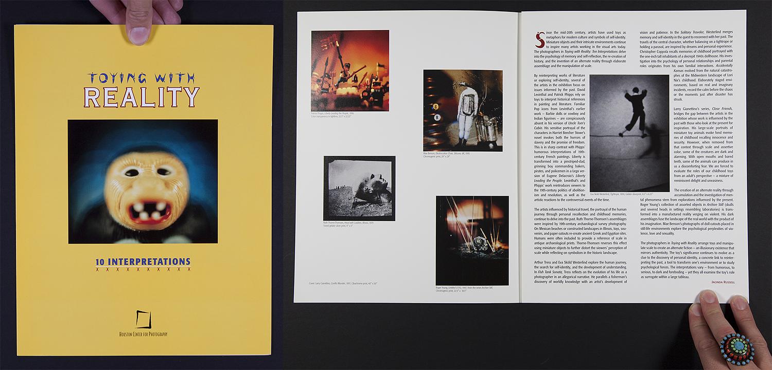 "Toying with Reality: Ten Interpretations," Curatorial essay, Houston Center for Photography, 2001