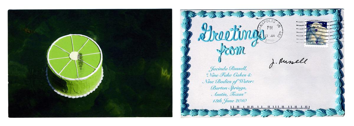 Barton Springs from the series Nine Fake Cakes and Nine Bodies of Water, 2010 Barton Springs from the series Nine Fake Cakes and Nine Bodies of Water