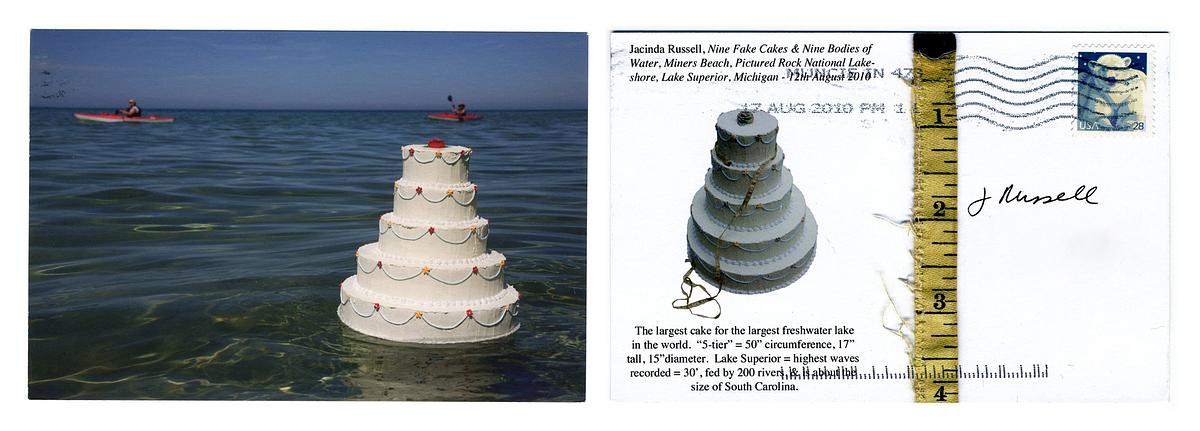 Lake Superior: Miners Beach, Pictured Rocks National Lakeshore, Michigan from the series Nine Fake Cakes and Nine Bodies of Water, 2010 Lake Superior: Miners Beach, Pictured Rocks National Lakeshore, Michigan from the series Nine Fake Cakes and Nine Bodies of Water